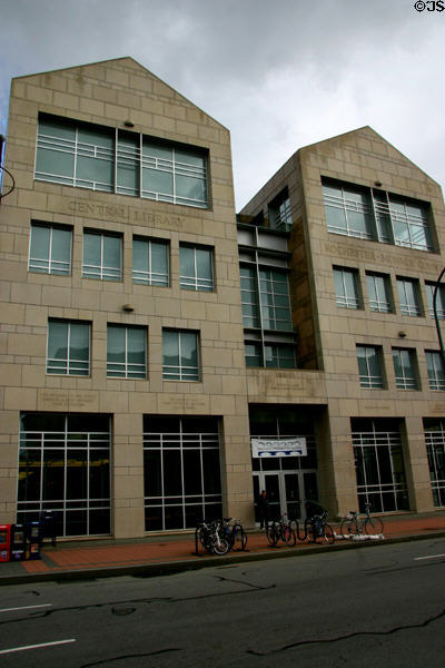 Central Library addition (1999) of Rochester Public Library. Rochester, NY.