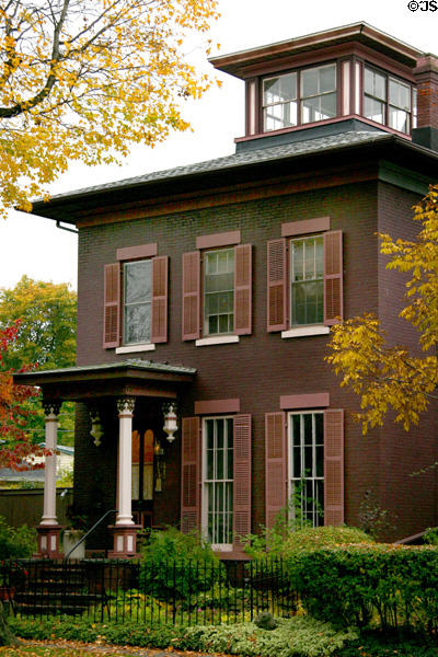 Victorian House in neighborhood of Susan B. Anthony House. Rochester, NY.
