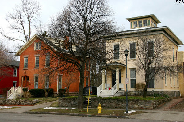 Corn Hill heritage houses (1886 &1870) (86 & 84 Adams St.). Rochester, NY.