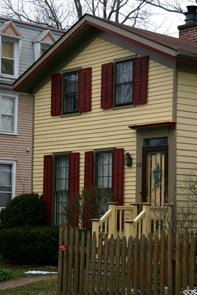 Federal style heritage house (1830) (102 Adams St.). Rochester, NY.
