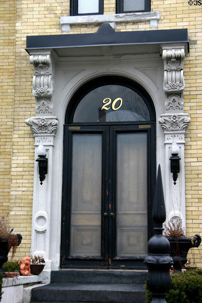 Italianate style heritage house (1860) (20 Atkinson St.). Rochester, NY.