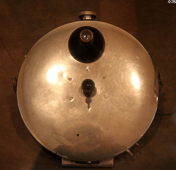 Concealed vest camera No. 1, C.P. Stern, New York, NY (1885) at Eastman House. Rochester, NY.