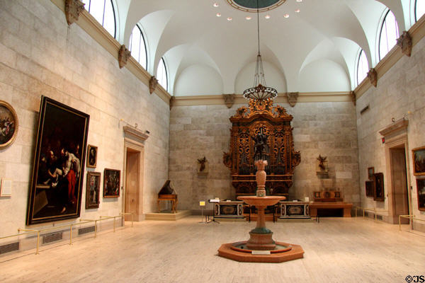 Gallery of old masters at Memorial Art Gallery. Rochester, NY.