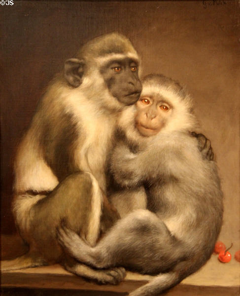 Abelard & Heloise painting (after 1900) by Gabriel Cornelius Ritter von Max at Memorial Art Gallery. Rochester, NY.