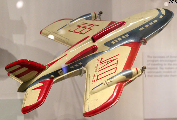Model Jet Assist Take Off (JATO) plane at The Strong National Museum of Play. Rochester, NY.