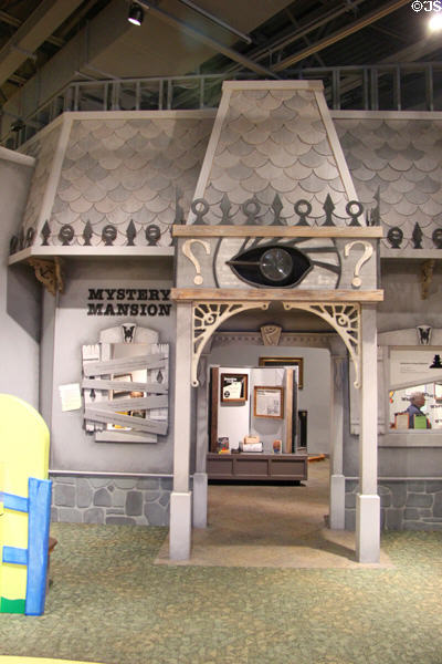 Mystery Mansion at The Strong National Museum of Play. Rochester, NY.