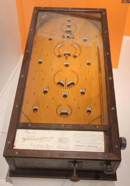 Whiffle (1931) (by Arthur Pauline) a precursor to pinball machines at The Strong National Museum of Play. Rochester, NY.