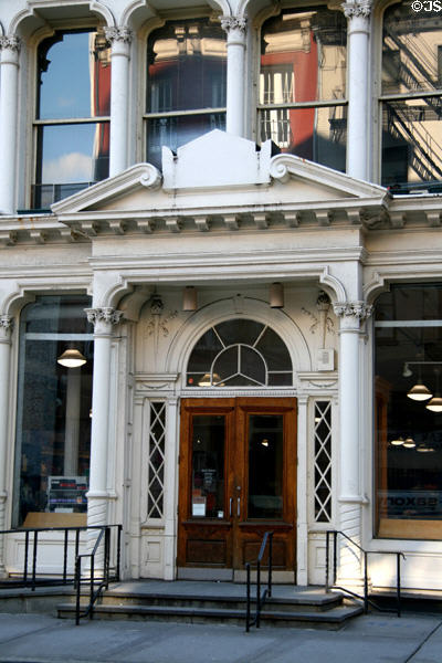 Second Empire entrance to Robbins & Appleton Building. New York, NY.