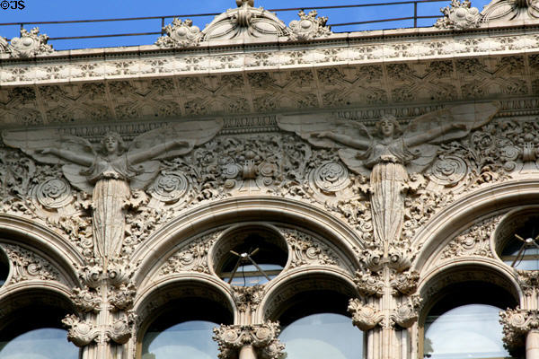 Baynard-Condict Building angels under eves by Louis H. Sullivan. New York, NY.