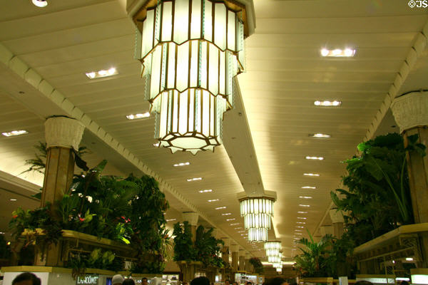 Spring garden festival in Macy's Department Store. New York, NY.