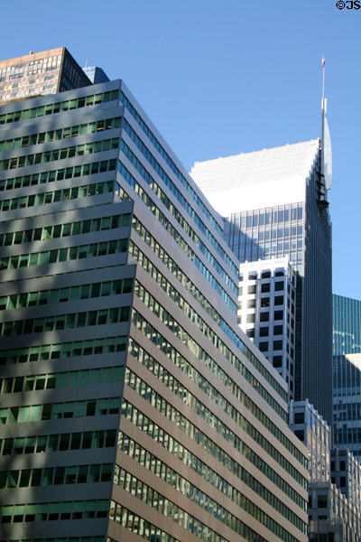 Colgate-Palmolive (1955 & 2000) (300 Park Ave. at E. 49th St.) (25 floors) & Mutual of America Buildings. New York, NY. Architect: Emery Roth & Sons.