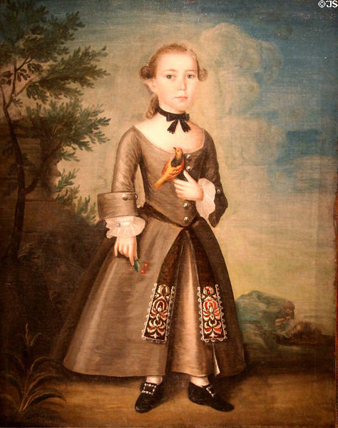 James Badger portrait (1760) by Joseph Badger at Metropolitan Museum of Art. New York, NY.