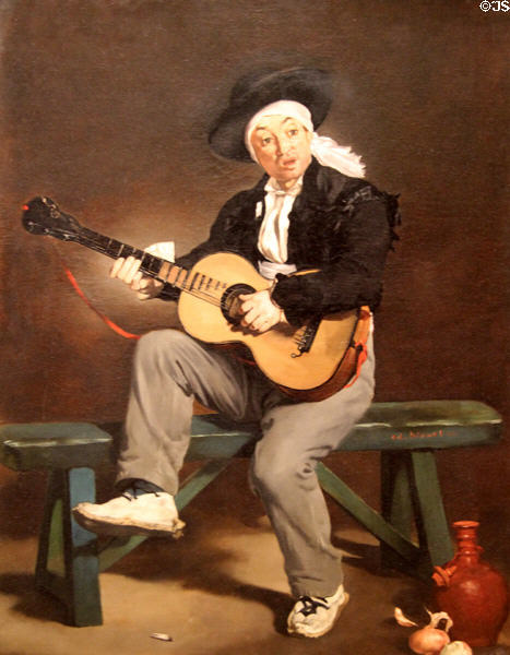 Spanish Singer painting (1860) by Édouard Manet at Metropolitan Museum of Art. New York, NY.