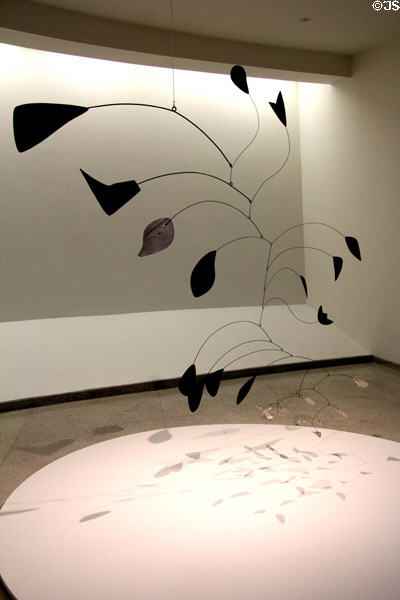 Arc of Petals sculpture (1941) by Alexander Calder at Guggenheim Museum. New York City, NY.