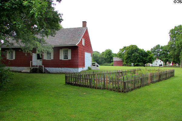View of open air museum of Old Bethpage Village. Old Bethpage, NY.
