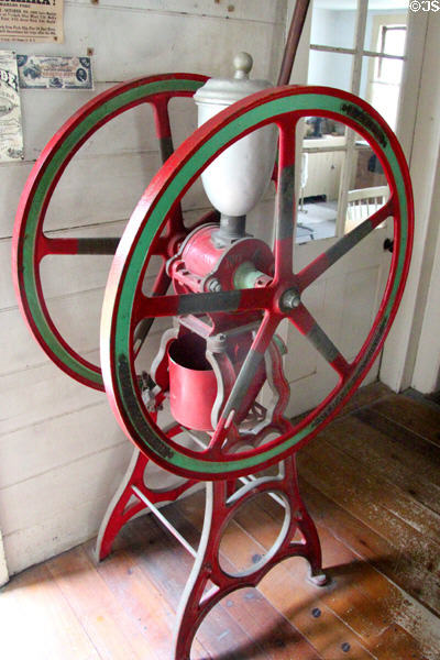 Coffee grinder in Layton General Store at Old Bethpage Village. Old Bethpage, NY.