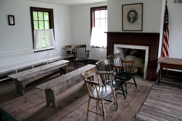Meeting room in Noon Inn at Old Bethpage Village. Old Bethpage, NY.