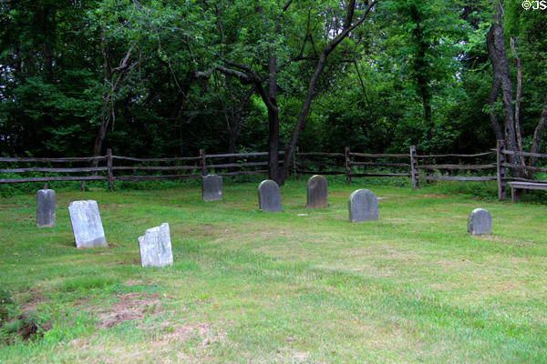 Graveyard at Old Bethpage Village. Old Bethpage, NY.
