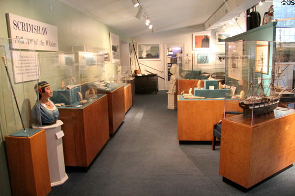 Gallery at Whaling Museum. Cold Spring Harbor, NY.