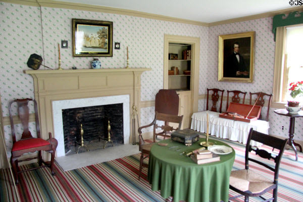 Parlor at Custom House Museum. Sag Harbor, NY.