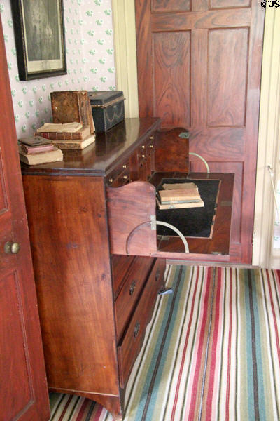 Secretary desk at Custom House Museum. Sag Harbor, NY.