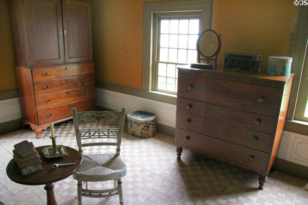 Bedroom at Custom House Museum. Sag Harbor, NY.