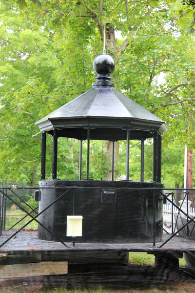 Top of Long Point lighthouse on grounds of Sag Harbor Whaling Museum. Sag Harbor, NY.