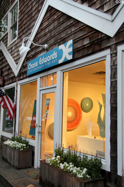 Contemporary art store on Main St. Bridgehampton, NY.