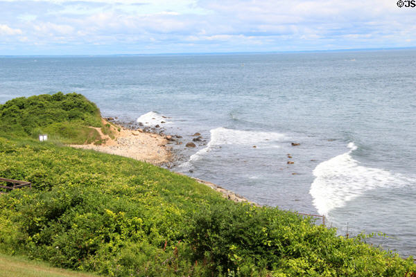 Ocean view at Montauk Lighthouse. Montauk, NY.