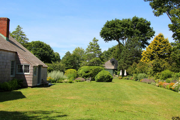 House & grounds of Thomas Halsey Homestead, a house museum run by Southampton Historical Museums & Research Center. South Hampton, NY.