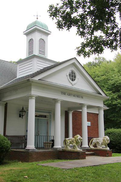 The Art Museum building at Long Island Museum. Stony Brook, NY.