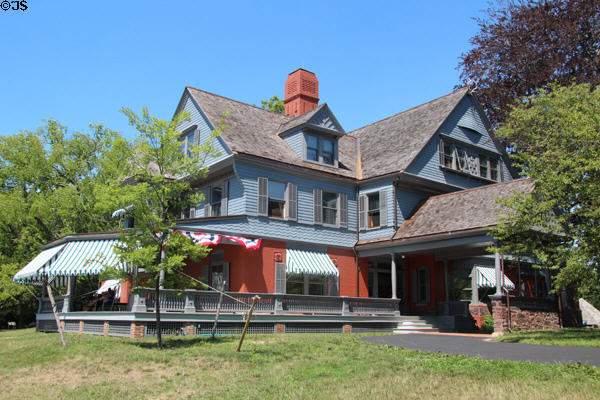 Sagamore Hill National Historic Site was home of Theodore Roosevelt (1885-1919) & his Summer White House (1902-8). Cove Neck, NY.