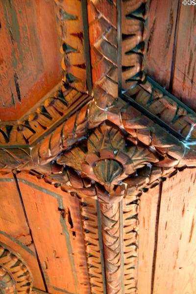 Dining room ceiling at Vanderbilt Mansion. Centerport, NY.