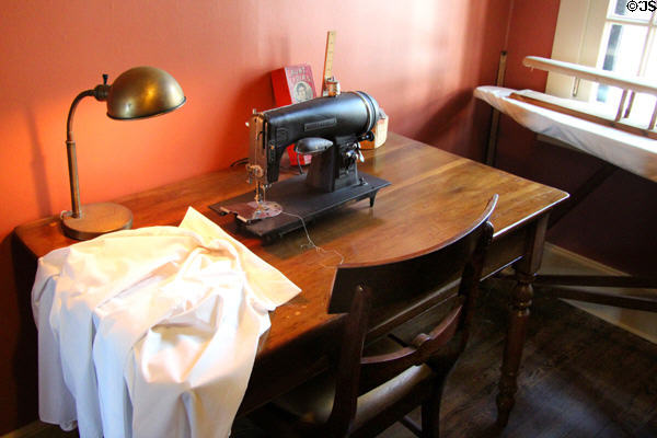 Sewing machined at Vanderbilt Mansion. Centerport, NY.