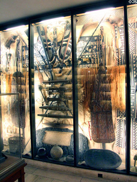 Anthropological collection at Vanderbilt Mansion. Centerport, NY.