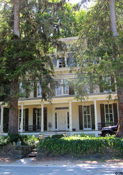 Warren Wilkey House (c1865) (190 Main St.). Roslyn, NY.