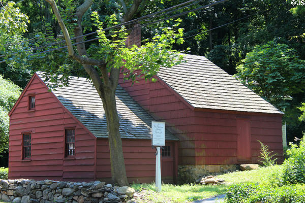 Van Nostrand-Starkins heritage museum house (1680) (221 Main St.). Roslyn, NY.