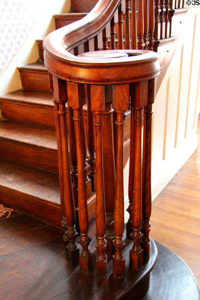 Newel post at Stowe House. Cincinnati, OH.