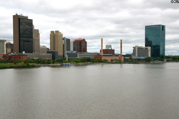 Skyline of Toledo. Toledo, OH.