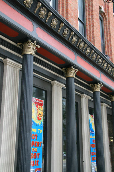 Cast iron columns of Fort Industry Square. Toledo, OH.