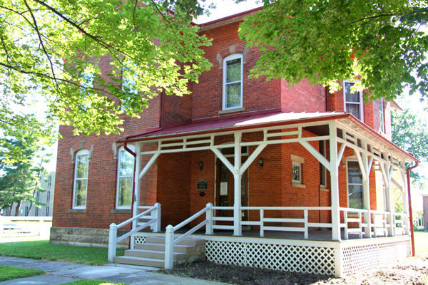 Jewett House (1884) (73 S. Professor St.) at Oberlin Heritage Center. Oberlin, OH. On National Register.