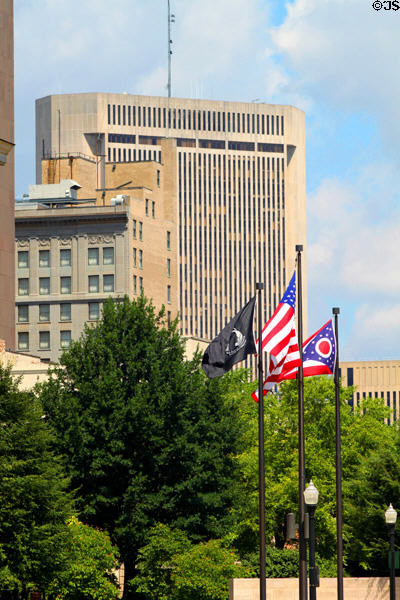 One Nationwide Plaza (1978) (40 floors). Columbus, OH. Architect: Harrison & Abramovitz.