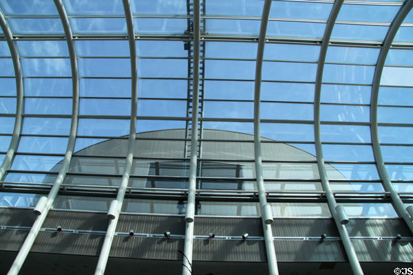 Entrance atrium of National Museum of the United States Air Force. Dayton, OH.