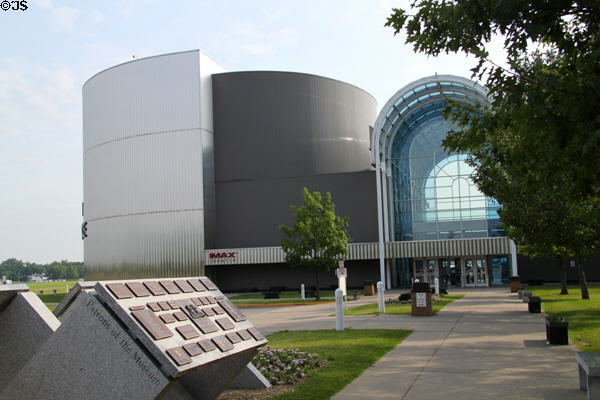 National Museum of the United States Air Force entrance structure. Dayton, OH.