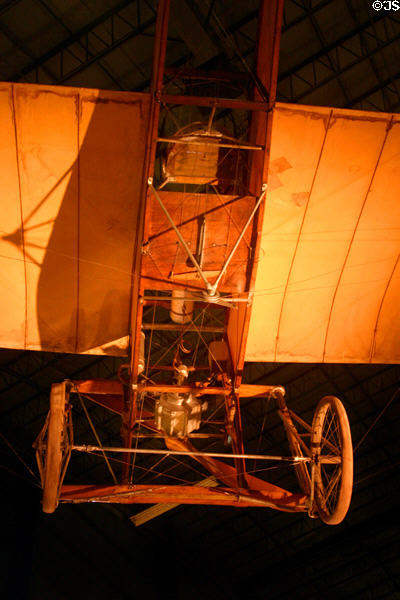 Bleriot monoplane details at National Museum of USAF. Dayton, OH.