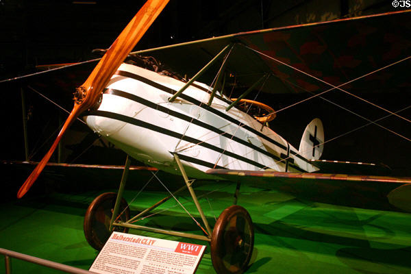 Halberstadt CL IV (c1918) biplane fighter from Germany at National Museum of USAF. Dayton, OH.