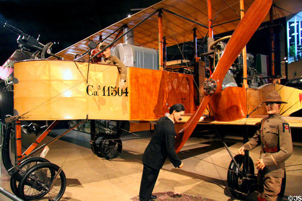 Caproni CA. 36 (c1918-29) from Italy used by allies as heavy bomber in World War I at National Museum of USAF. Dayton, OH.