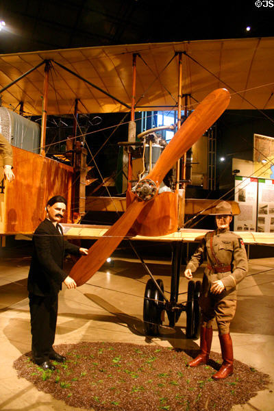 Engine of Caproni CA. 36 at National Museum of USAF. Dayton, OH.