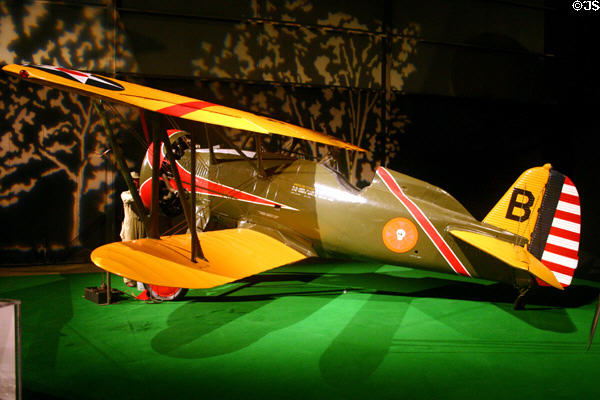 BOEING P-12E (1929-32) biplane fighter at National Museum of USAF. Dayton, OH.