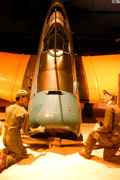 North American BT-14 (NA-64) (c1940) in crash mode at National Museum of USAF. Dayton, OH.